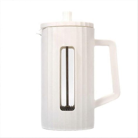 600Ml French cafetière High Borosilicate verre blanc (1/5)