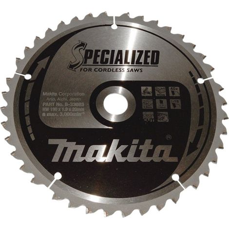 Makita Sägeblatt MAKBLADE 190x20x40Z (1/5)