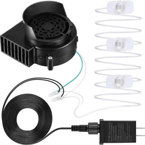 1 Ventilator, Gebläsemotor, LED-Lichterkette, Adapter, für aufblasbare Dekorationen, Innen-/Außenbereich (1/5)