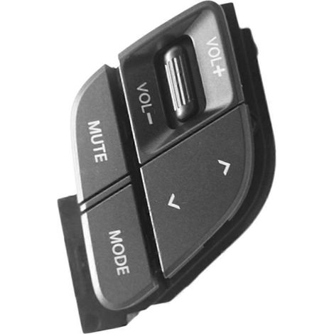 Commandes au volant pour le volume audio : boutons-poussoirs (1/5)