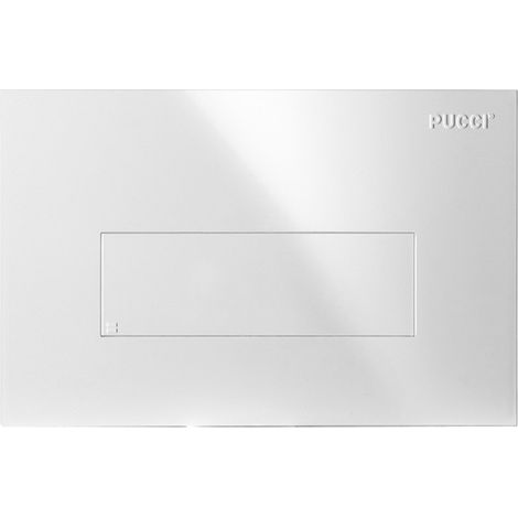 PLACCA 1 TASTO MODELLO SARA LINEA BIANCA   PUCCIPLAST Srl