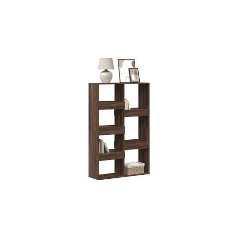 Bibliothèque chêne marron 100x33x155,5 bois d'ingénierie (1/5)