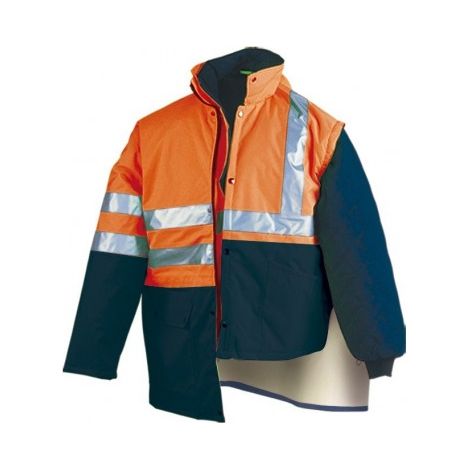 PARKA FLUO TRIPLE USO NARANJA/AZUL T-XL (288PKFMIXNFA/XL) - MARCA