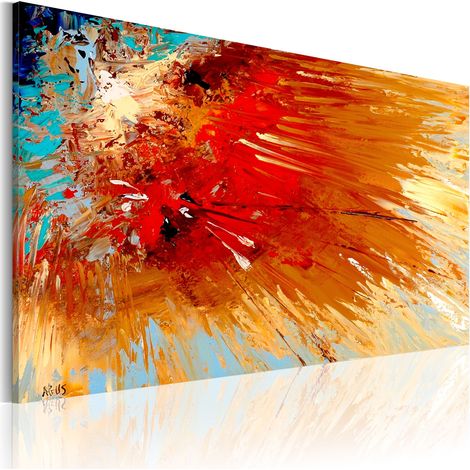 Quadro dipinto - Esplosione - 90x60 (1/4)