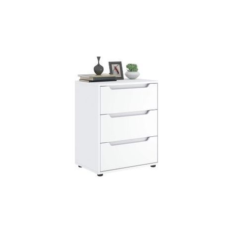 Buffet VISNES blanc 60x40x73 bois d'ingénierie (1/5)