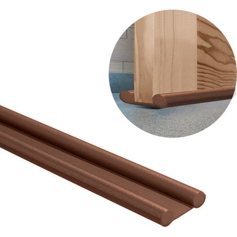 Guarnizione per porta in gommapiuma marrone sottoporta 95 cm. (1/5)