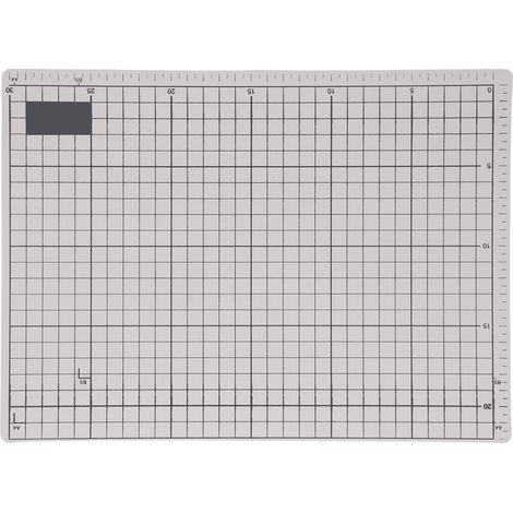 Schneidematte A4, Gravierblock, Messbrett, 2 Farben, doppelseitig, Bastelzubehör (1/5)