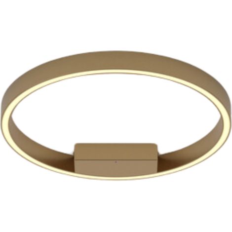 Plafonnier LED rond laiton Maytoni Rim 25W 40cm 3000K (1/5)