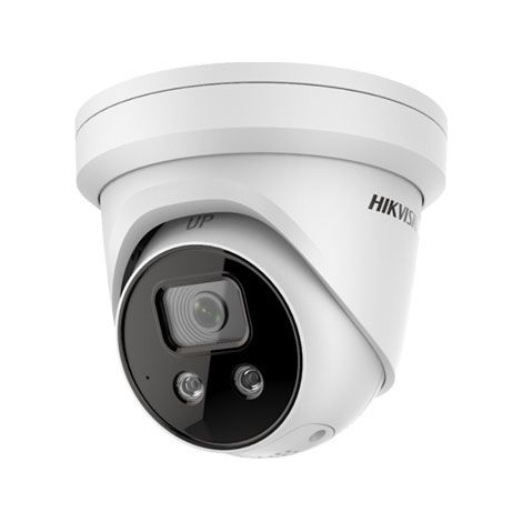 Hikvision DS-2CD2346G2-ISU/SL Telecamera Dome IP Turret DarkFighter  di sorveglianza da 4 Megapixel Acusense con Audio/Allarme/Strobo 2.8mm (1/4)