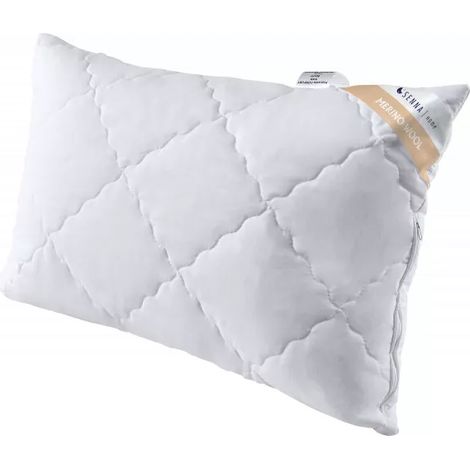 Kissen 50x70 MERINOWOLLE Senna Home Weiß (1/2)