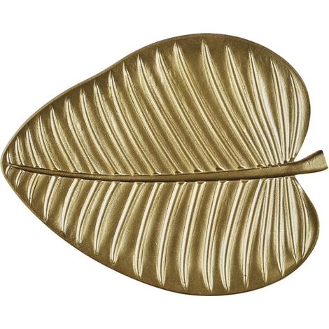 Vide-Poche en bois feuille Dorée 30,4cm (1/3)