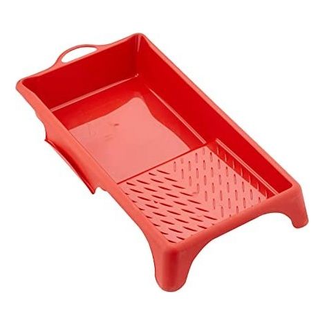 BANDEJA PLASTI.PEQUEÃ‘A ROJA 14X30 - RULO PLUMA