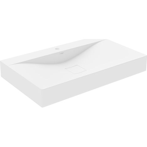 Mexen Poli Aufsatzwaschbecken aus konglomerat 80 x 48 cm, Weiß - 23028001 (1/5)