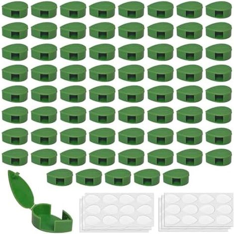70 Clips de Support pour Plantes Grimpantes, Attache Plante Grimpante, Accroche Murale Verte, Fixation Lierre, Pothos, Philodendron (1/5)
