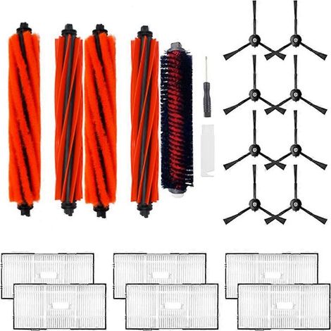 21-teiliges Zubehörset für den Roborock S8 / S8+ / S8 Plus / S8 Pro Ultra Saugroboter: Doppelhauptbürste, Seitenbürste und HEPA-Filter (1/5)