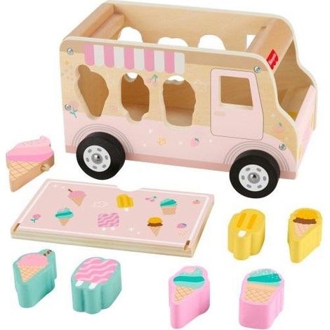 Carrelli portagelati in legno Fisher Price - Set di smistamento