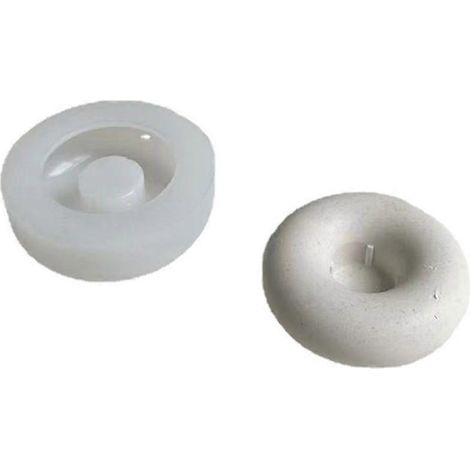 Donutförmige Betonform für Kerzenhalter, Form für Schmuckkästchen und Wohndekoration