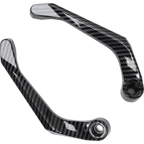Motorrad-Handschützer aus Aluminiumlegierung, Brems-/Kupplungshebelschutz, Windabweiser, silberfarben (1/5)
