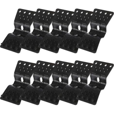 CCYKXA Packung mit 10 robusten Kunststoff-Schmetterlingsclips zur Befestigung von Netzen und Schattierungsgeweben, Gartenfolien und Gewächshausbefestigungen (1/5)