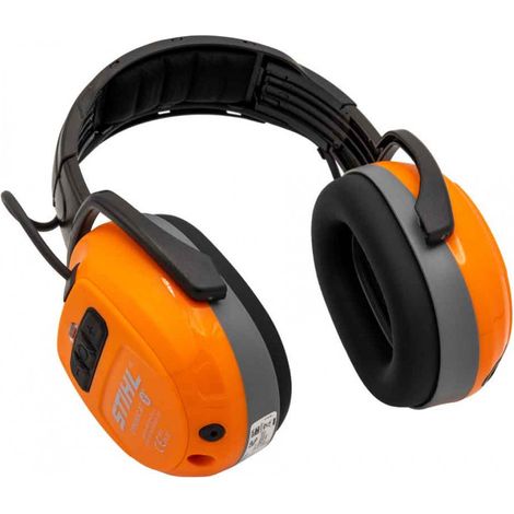 Stihl – Casque antibruit DYNAMIC BT – Atténuation 29 dB – Autonomie 38h – Bluetooth 4.0 – Confort ajustable pour professionnels