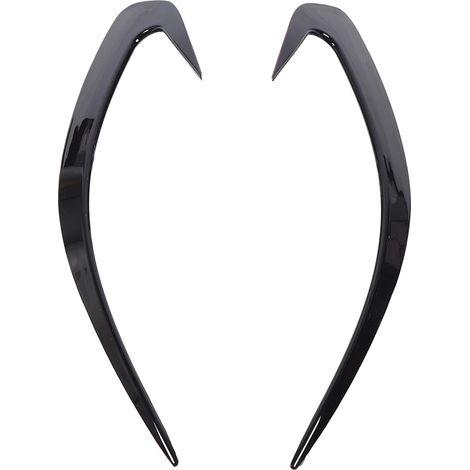 Copertura della presa d'aria del paraurti posteriore, stile sportivo esterno in ABS, cornice dello splitter laterale, rivestimento di ricambio per Miata ND 2016+ nero lucido.