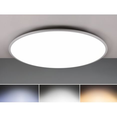 Große LED Deckenleuchte YUMA extrem flach mit Fernbedienung dimmbar, Ø 100cm