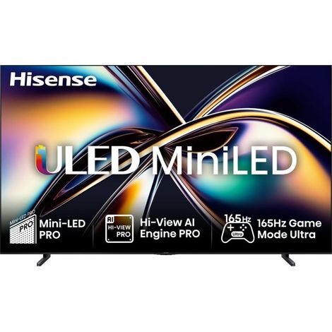 Hisense 100U8Q 2,54 m (100") 4K Ultra HD Smart TV Wi-Fi Nero, Grigio