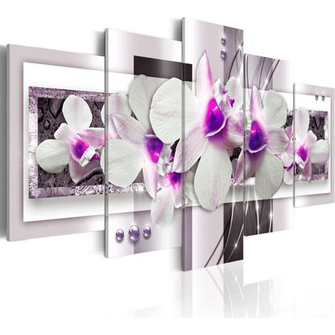 Tableau Imprimé "With Violet Accent" 100 x 200 cm (1/2)
