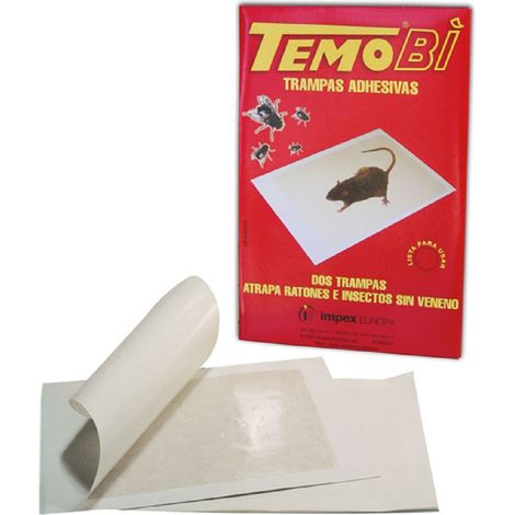 Temobi -Kleberfalle fÐ©r Muse und Insekten - Packung mit 2 Fallen