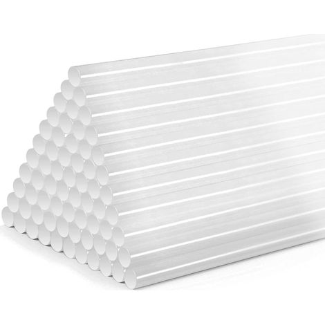 Bâtons de colle chaude transparente 7 x 130 mm 80 pièces, bâton de colle pour le bricolage et la réparation, colle extra puissante pour les pistolets à colle chaude (1/5)
