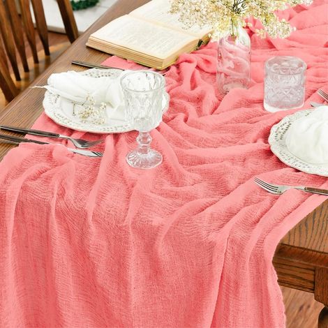 Chemin de table Artoid Mode 300 cm corail