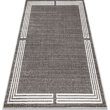 Tappeto MATEO 8034/944 Moderno telaio - strutturale grigio / beige grey 80x150 cm