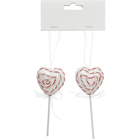 SDN PLF SCHNULLER X2 HERZ 11CM - Feeric lights & christmas