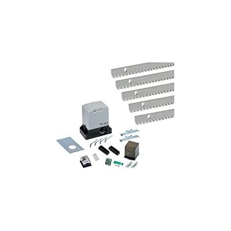 FAAC DELTA 2 740 KIT 5 METRI CREMAGLIERA METALLO AUTOMAZIONE CANCELLO SCORREVOLE