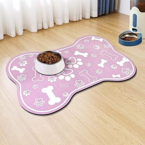 Alfombrilla de alimentación para mascotas (perros y gatos), Tamaño XXL, 5080 cm, Alfombrilla de secado rápido, Alfombrilla a prueba de derrames (1/5)