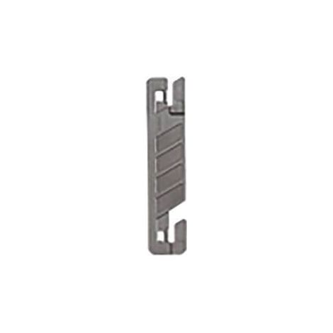 LEITZ Deckleiste für Schlauchhefter Leitz Flexofil® 22 x 102 mm (B x L) Kunststoff schwarz 50 St./Pack.