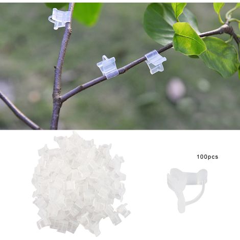 100Pcs Clips de Support de Plante Clips de Greffe pour Arbres Légumes Fruits Outils de Jardin,DUBUNS (1/5)