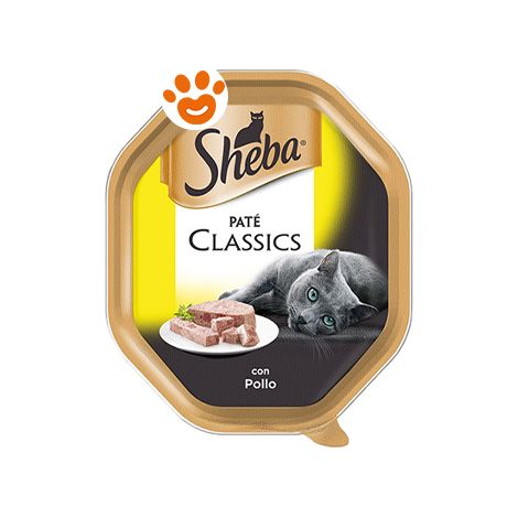 Sheba Cat Paté Classic con Pollo - Sheba Cat Paté Classic con Pollo - Vaschetta Da 85 Gr
