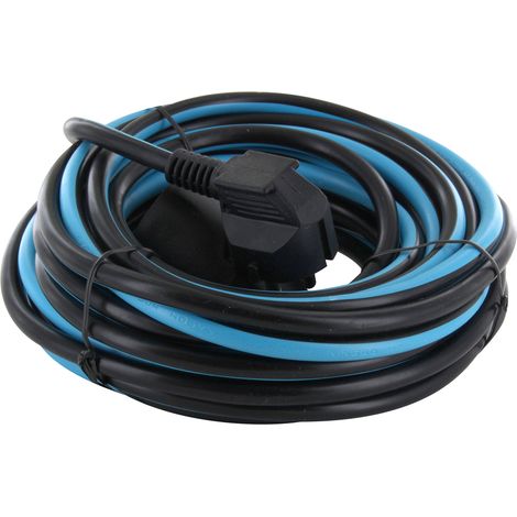 PROLONGATEUR DUAL COLOR - CHACON - NOIR TURQUOISE - H05VV-F 3G1,5 - 20 M 66735