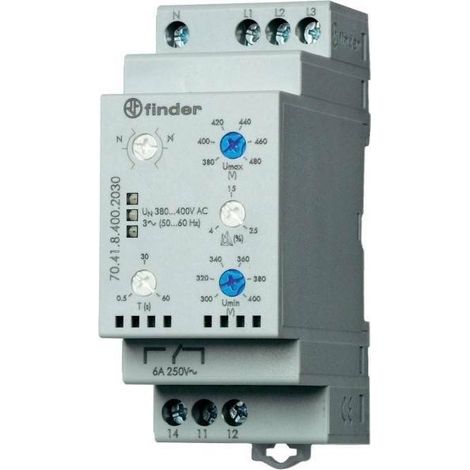 relevador de vigilancia finder 70.41 6A 380-415V