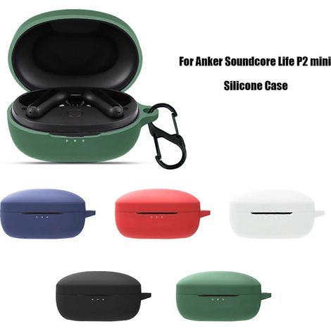 Étui de protection en silicone anti-rayures pour écouteurs Anker Soundcore Life P2 (1/4)