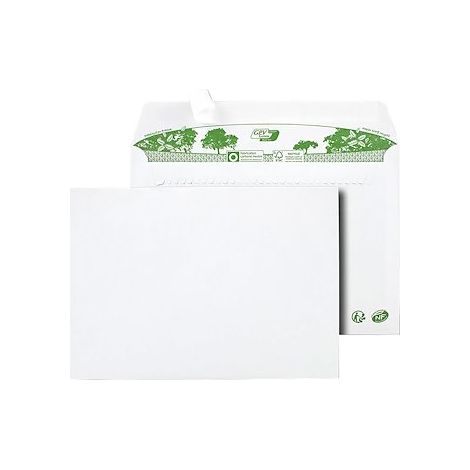 Enveloppe 162 x 229 mm ERAPURE 80 g sans fenêtre - Boîte de 200