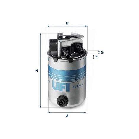 UFI 24.095.01 UFI Kraftstofffilter