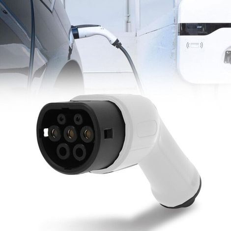 Typ-2-Ladekabel für Elektrofahrzeuge, 32-A-Ladebuchse für New-Energy-Fahrzeuge, Schutzart IP44, Ladeadapter-Kit für Elektrofahrzeuge für 2 PHEV-Elektrofahrzeuge (1/5)