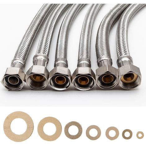 Lot de 360 pièces rondelles plates en laiton métal M2 M2.5 M3 M4 M5 M6 M8 M10 joint plat anneau (1/5)
