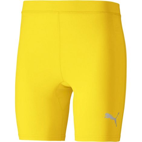 Pantalones cortos Puma LIGA BASELAYER para hombre, color amarillo, 65592406, talla XL (1/2)