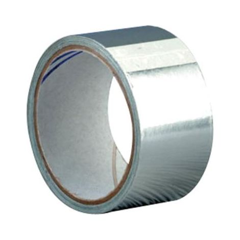 Nastro adesivo in alluminio argentato 50 mm x 10 m