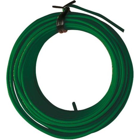 Alambre hierro plastificado verde - 1,40 mm. / 25 m.
