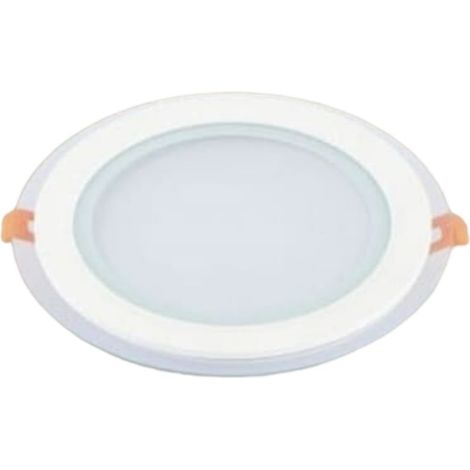 TrAdE Shop Traesio - Pannello Led Incasso Luce 3000k-6500k 18w Tondo Am-cr-18 Con Bordo Traparente 00656 - (1/5)