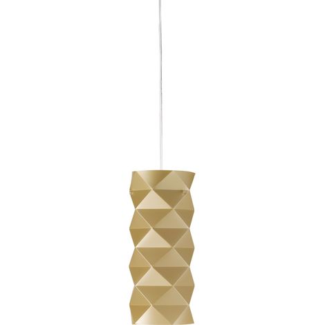 Sospensione Moderna Prisma Polilux ® New Gold E Metallo Cromo 1 Luce E27 (1/2)